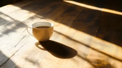 Porcelain Cup in Sunlight