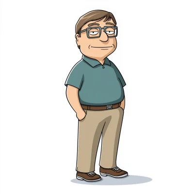 Nerdy Character Inspired by Family Guy