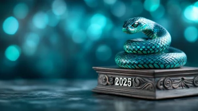 New Year 2025 with Snake