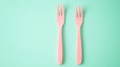 Pastel Knife and Fork Set