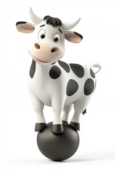 Balancing Cow