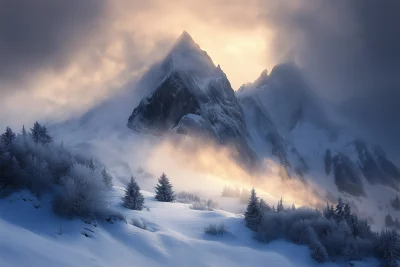 Beautiful Winter Mountains