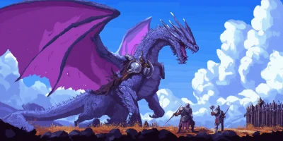 Pixel Art Dragon