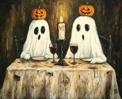 Candlelight Dinner with Ghosts