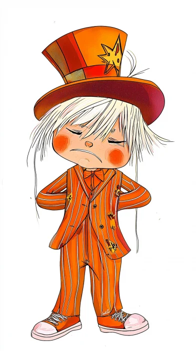 Cute Character in Orange