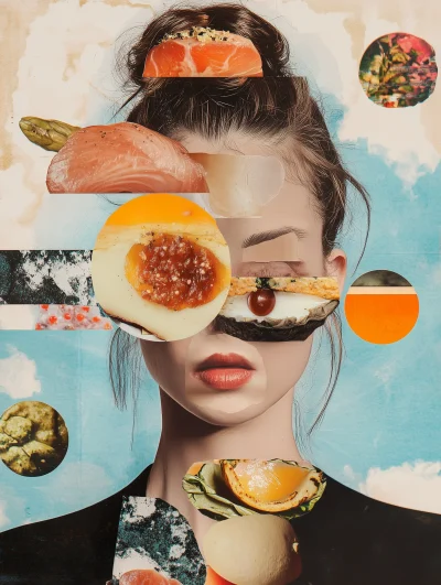 Surreal Gastronomy Collage