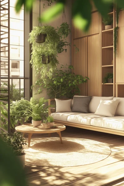 Relaxing Urban Balcony