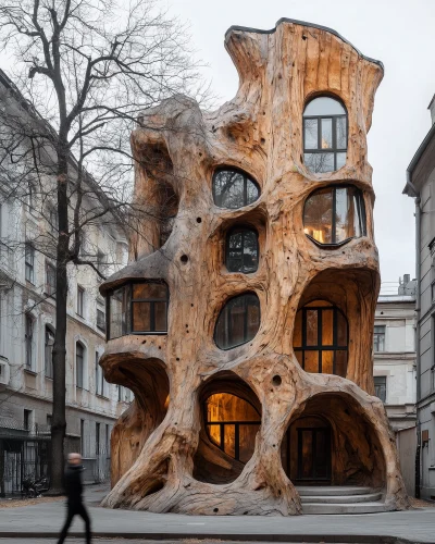 Tree Trunk House