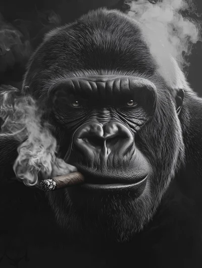 Smoking Gorilla