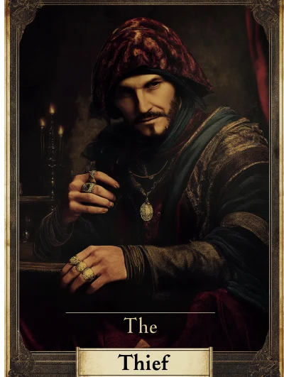 The Thief Tarot Card