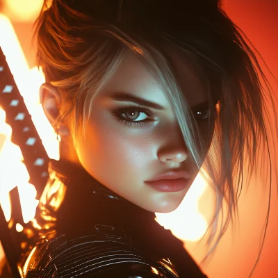 Cyberpunk Cosplay Portrait