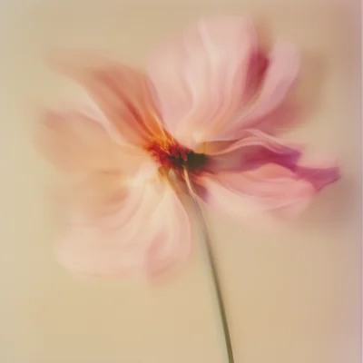 Abstract Pink Flower