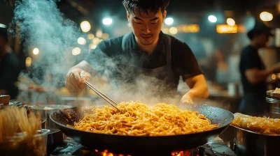 Food Stall Close Up