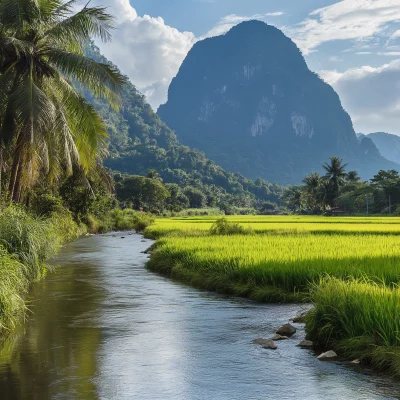 Scenic Thai Landscape