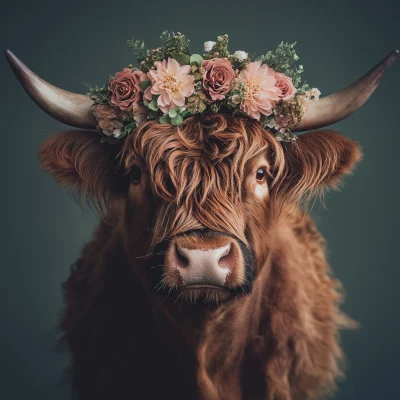 Highland Cattle Portrait