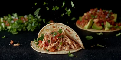 Shredded Chicken Taco