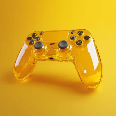 Shiny Yellow Gamepad