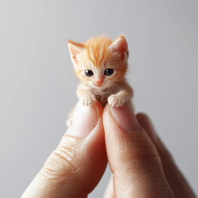 Macro Photography of a Character’s Finger