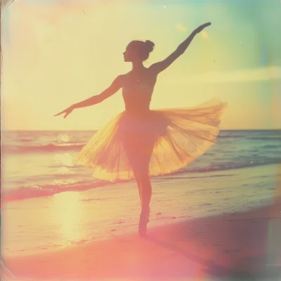 Ballerina at Sunset