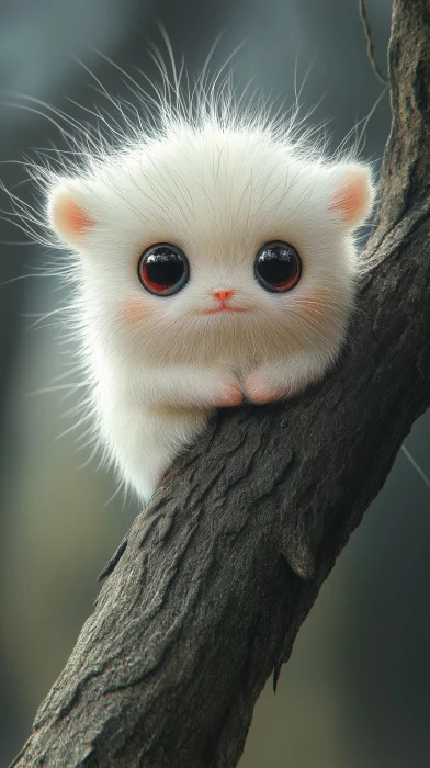 Cute Little Animal on Tree