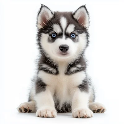 Fluffy Husky Puppy