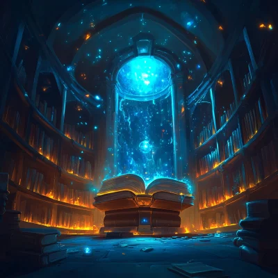 Alchemist Library Concept Art