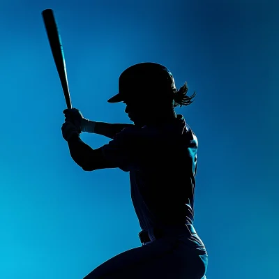 Baseball Player Silhouette