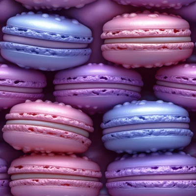 Whimsical Pastel Macarons