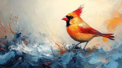 Expressionist Cardinal