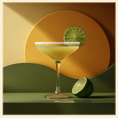 Elegant Margarita Poster