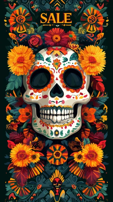 Day of the Dead Celebration Poster