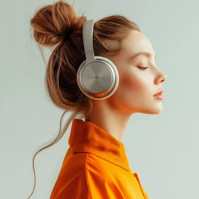 Luxury Headphones Model