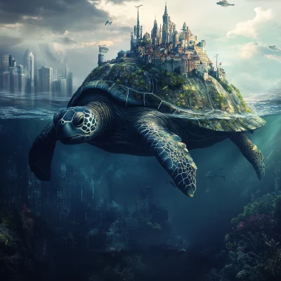 Giant Fantasy Turtle