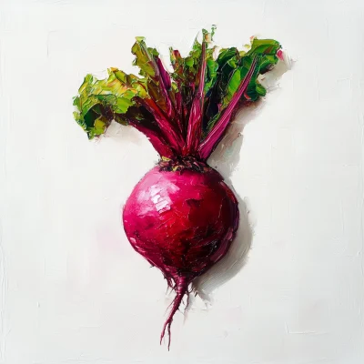 Beet Oil Painting