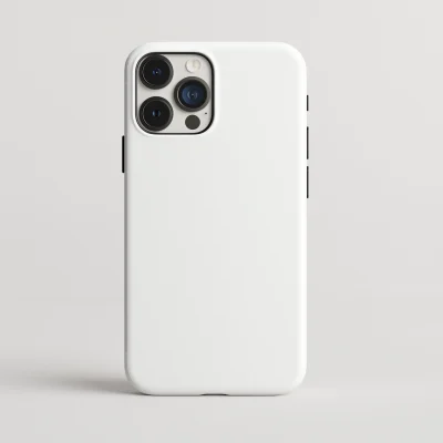 Simple White iPhone 15 Pro