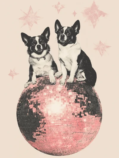 Disco Dogs Collage