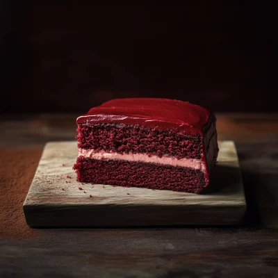 Red Velvet Cake Slice