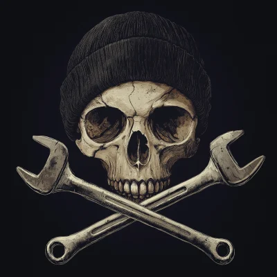 Skull and Wrenches