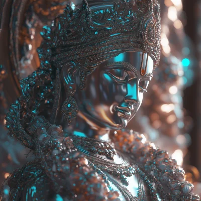 Glowing Krishna