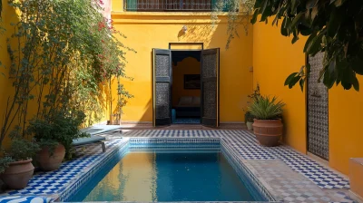 Moroccan Courtyard Pool