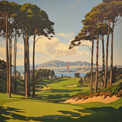 Scenic San Francisco Golf Course