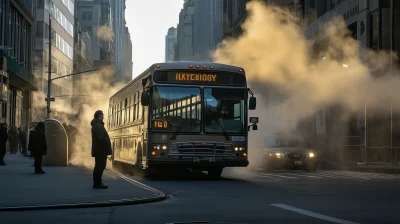 NYC Bus Passing