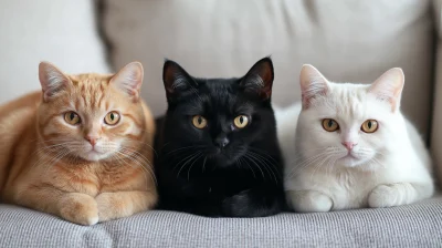 Royal Feline Trio