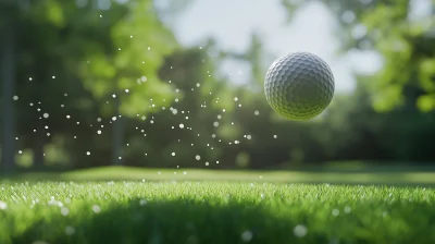 Golf Ball in Motion