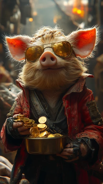 Pig Pirate Merchant