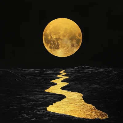 Golden Path to the Moon