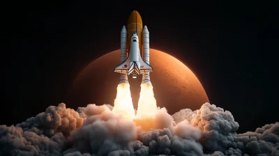 Mars Sunset Launch