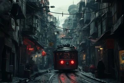 Steampunk Istanbul Scene