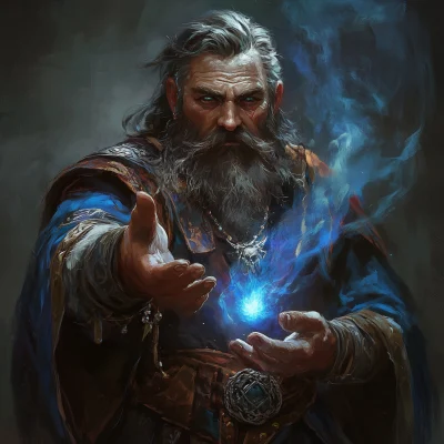 Handsome Dwarf Wizard