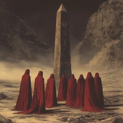 Nazgûls in the Barren Landscape